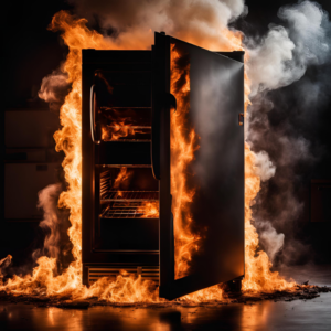 Refrigerator fire